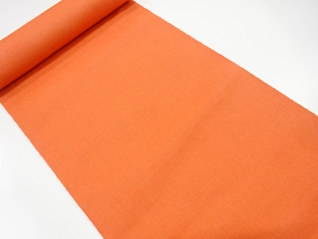 JAPANESE KIMONO / ANTIQUE BOLT FOR HASSUN OBI / SILK / WEAVE PATTERN